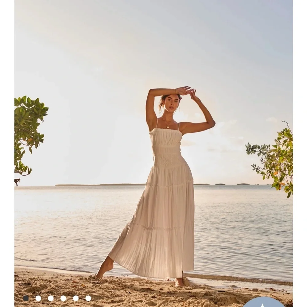 New with tags Altar’d State Nina Textured Maxi Dress - Picture 6 of 6